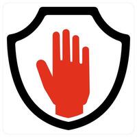 Shield and protection icon concept vector