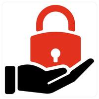 Privacy and lock icon concept vector