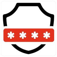 Password and security icon concept vector