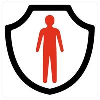 Security and protection icon concept vector