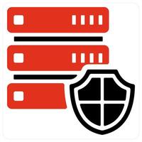 Database Security and data icon concept vector