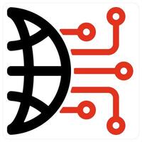 Data Network and globalization icon concept vector