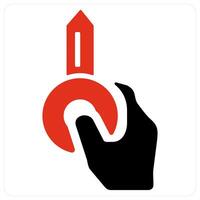 Access Key and keychain icon concept vector