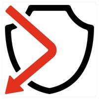 Firewall and secure icon concept vector