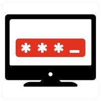 Password and sfety icon concept vector