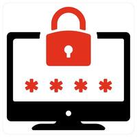 Password Security and lock icon concept vector
