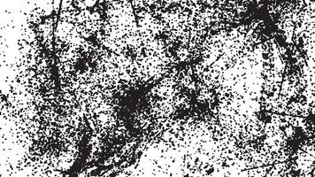 Black and white grunge texture with a white background vector