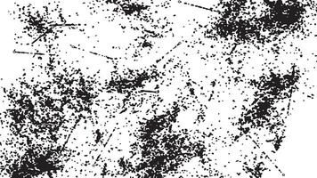 Black Ink Splatter on White - Abstract Texture Background vector