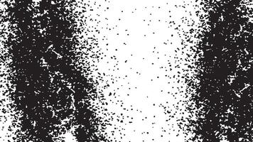 Fading Black Ink Spray Texture on White Background vector