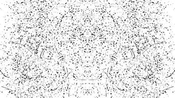 A black and white drawing of a large, abstract pattern vector