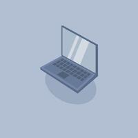 Portable Laptop. Office Laptop Computer design illustration and icon for website, digital and print vector