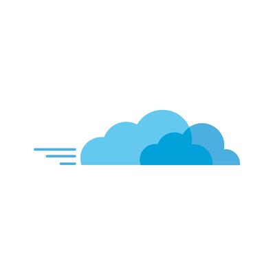 Cloud illustration icon