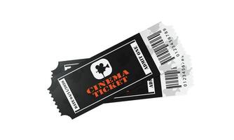 For cinema, excursion routes, retro parties and clubs and other projects. Two vintage ticket template on dark background with white accents. Just add your own text. illustration vector