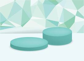 3d wall background design vector