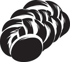 Challah Bread icon vector