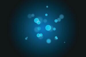 Beautiful white light effect on dark blue background, glare, beautiful diffused light, bokeh effect vector