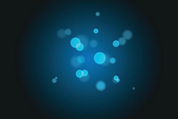 Beautiful white light effect on dark blue background, glare, beautiful diffused light, bokeh effect