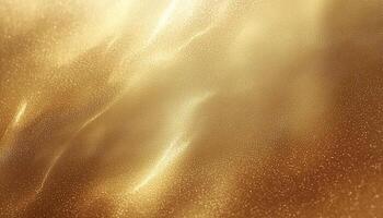 Glowing gold metallic pattern on bright backdrop shining generated by AI photo