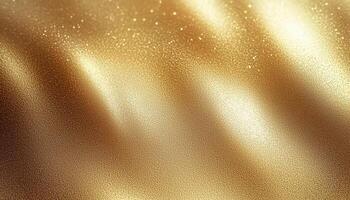 Shiny gold metallic backdrop glowing with vibrant elegance generated by AI photo