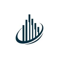 illustration of abstract building logo vector