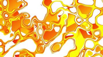 Abstract 3-Dimensional Animated Colors in Smooth Wavy Wall Style. Multicolor and Colorful Pattern Concept. Colorful Wavy Reflection Surface Macro. Trendy and Modern Colored Fluid Abstraction Flow. video