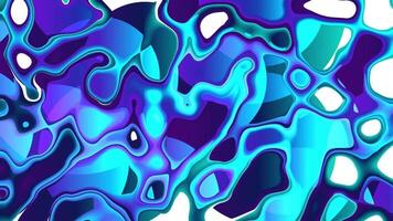 Animation Circle motion wave seamless liquid multicolor abstract background. Colorful style graphic animation video
