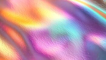 Bright colors glowing in futuristic fantasy fractal shape generated by AI photo
