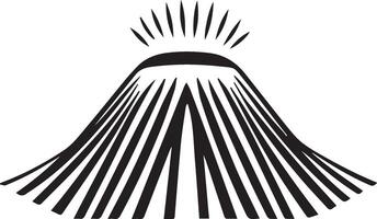 a black and white image of a hat with a crown on it vector