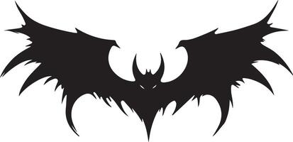bat symbol on white background vector