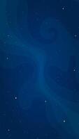 Cartoon outer space background illustration. Abstract shiny stars systems in outer space on vertical dark blue background for children space game or night sky graphic design concept. vector