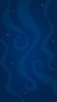 Cartoon outer space background illustration. Abstract shiny stars systems in outer space on vertical dark blue background for children space game or night sky graphic design concept. vector