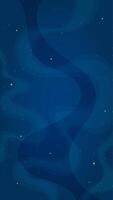 Abstract deep space background illustration. Comic style starry deep space wallpaper on vertical blue color background for astrology graphic concept or futuristic children space game. vector