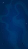 Dark blue space background illustration. Flat style vertical space backdrop with abstract star systems on blue color background for astronomy wallpaper design or children science graphic. vector