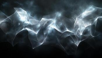 Abstract futuristic pattern in dark space backdrop design. generated by AI photo