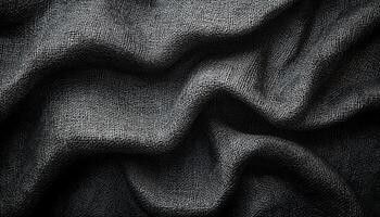 Luxury satin material in elegant wave pattern design. generated by AI photo