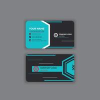 Creative professional corporate business card design template. Visiting card for corporate print. Modern and simple business card template vector
