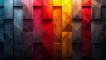Geometric shape pattern modern backdrop decoration colors vibrant generated by AI photo