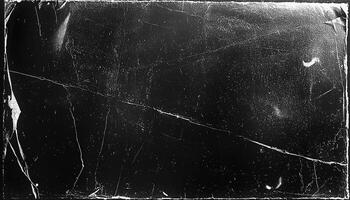 Old grunge board with scratched pattern, damaged backdrop generated by AI photo