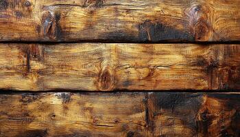 Old plank wall with rustic wood pattern backdrop generated by AI photo