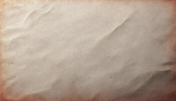 Dirty old paper with stained grunge texture effect generated by AI photo
