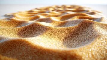 Warm sand layers gently undulate, inviting a peaceful connection with nature's beauty photo