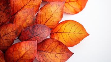 Autumn leaves display a stunning array of colors capturing the essence of the season photo