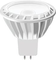 Led spotlight bulb with dimmable led vector
