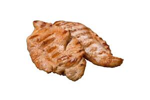 Delicious fresh grilled chicken fillet with spices and herbs photo