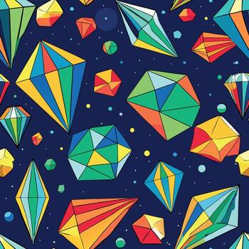 resumen diamantes flotante modelo vector