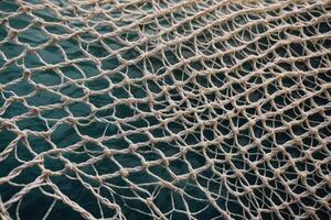 fish net with copy space photo