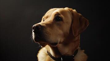 A dog is looking up at the camera photo