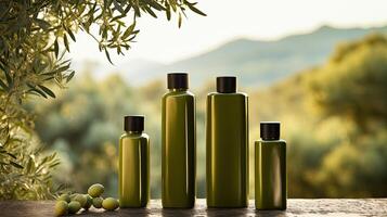 Cosmetic Products Mock up photo