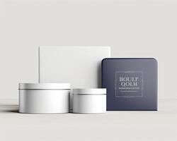 Cosmetic Products Mock up photo