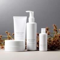 Cosmetic Products Mock up photo